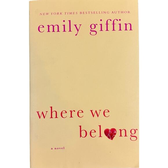 Where We Belong by Emily Giffin (Paperback) - Picture 1 of 6